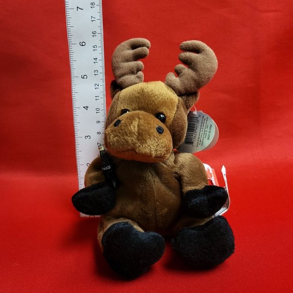 Coca Cola Canada Gourmand The Moose Mini Bean Bag Beanie 1999 - Picture 7 of 11